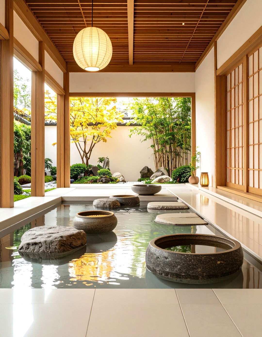 Water Feature Integration - 24 Wabi Sabi Interior Design Ideas