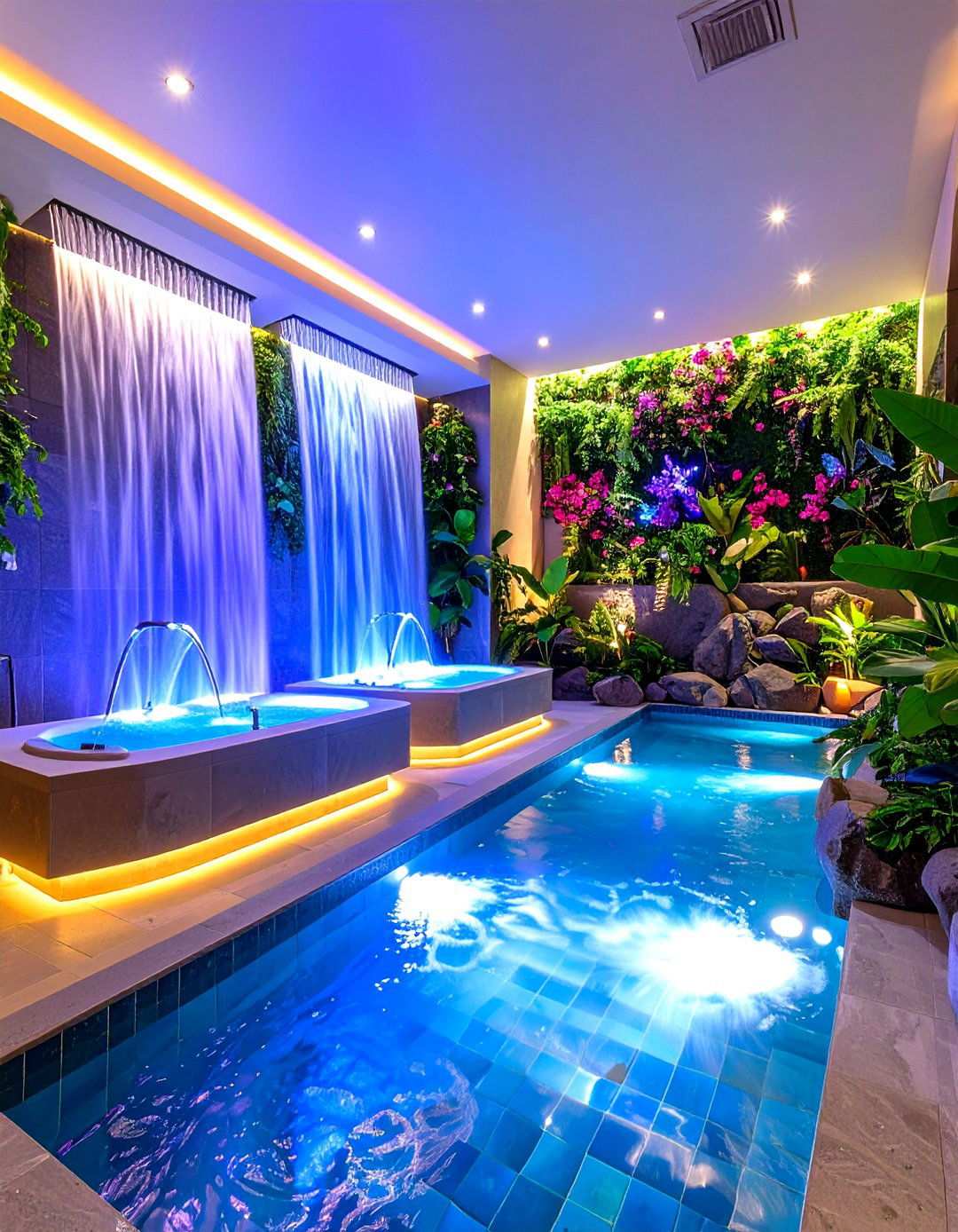 Water Feature Therapy Spa - 24 Spa Decor Ideas
