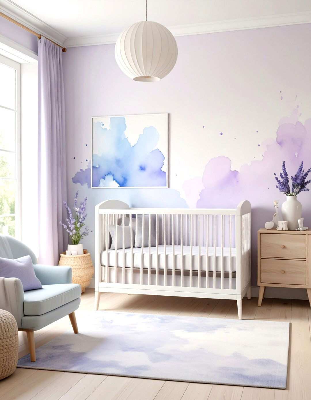 Watercolor Wash Effects - 24 Wall Painting Ideas of Any Room