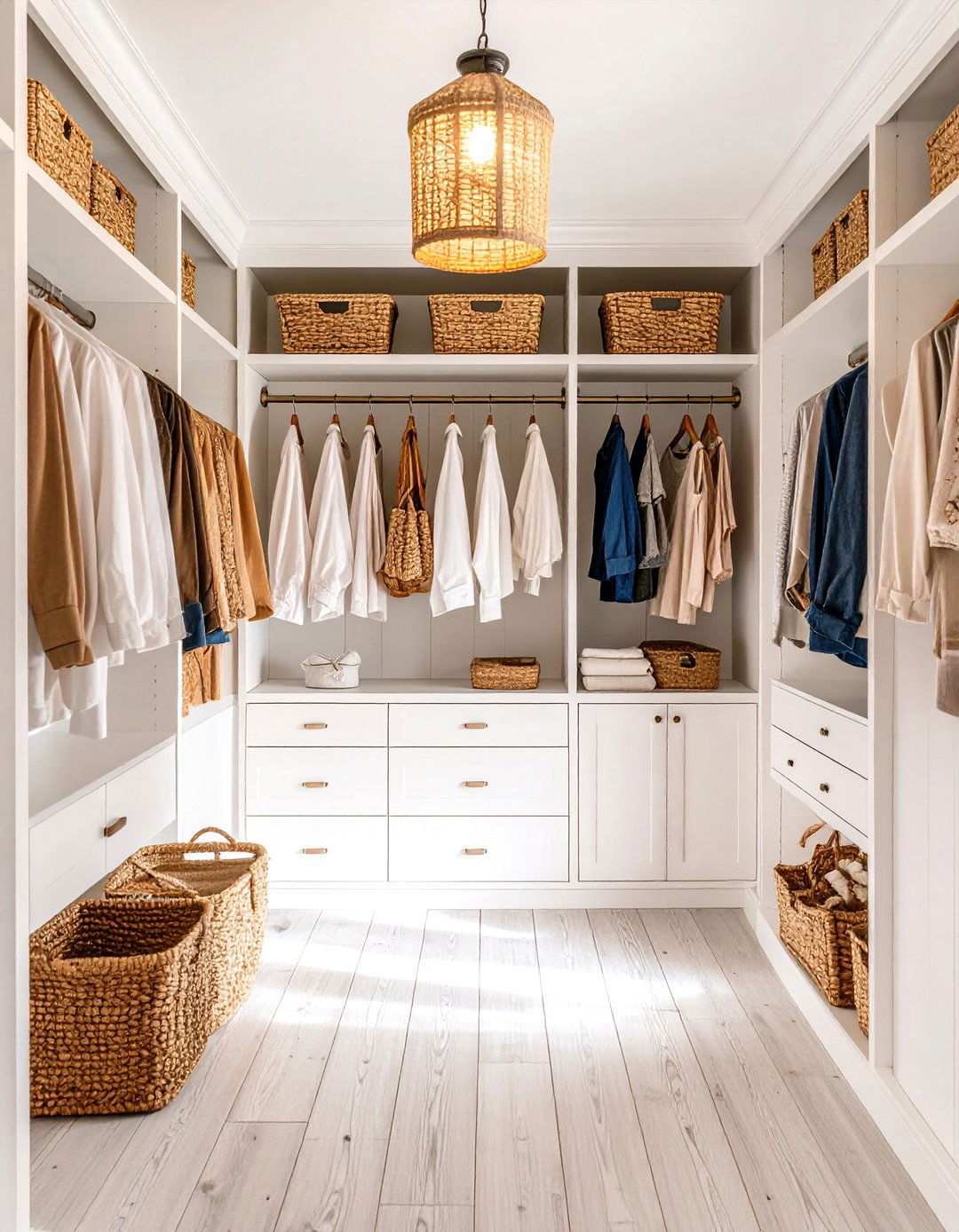 Weathered Driftwood Coastal Rustic Closet - 24 Rustic Closet Ideas