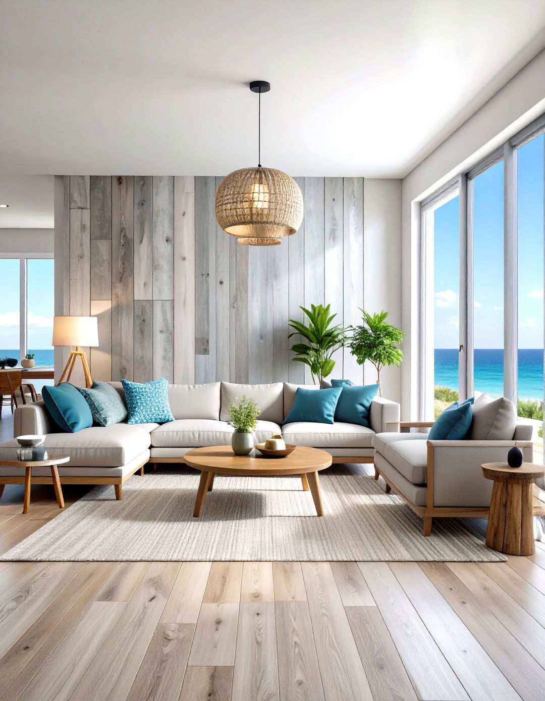 Weathered Gray Wood Feature Wall - 24 Wood Accent Wall Ideas