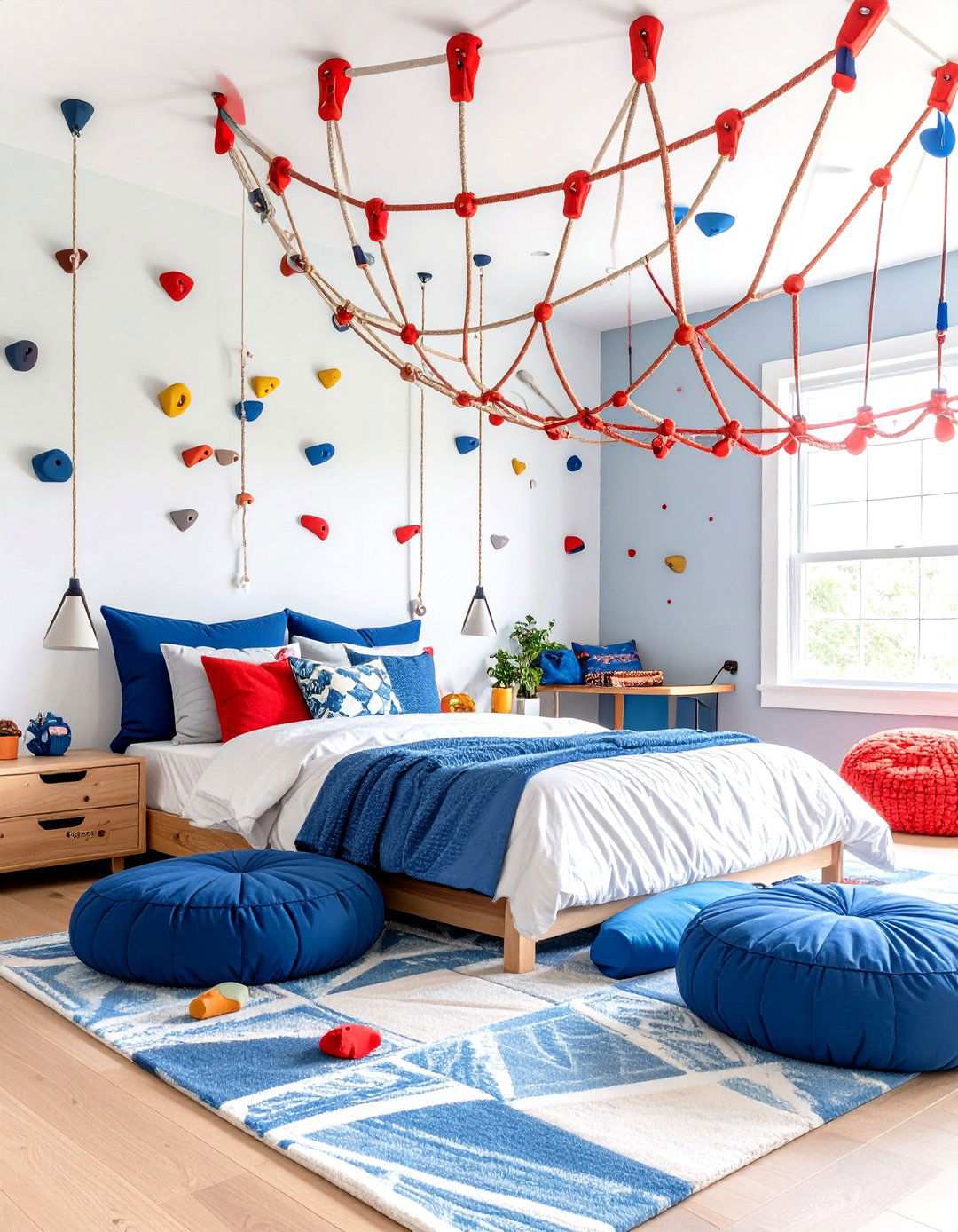 Web Slinging Action Room - 24 Spiderman Room Decor Ideas