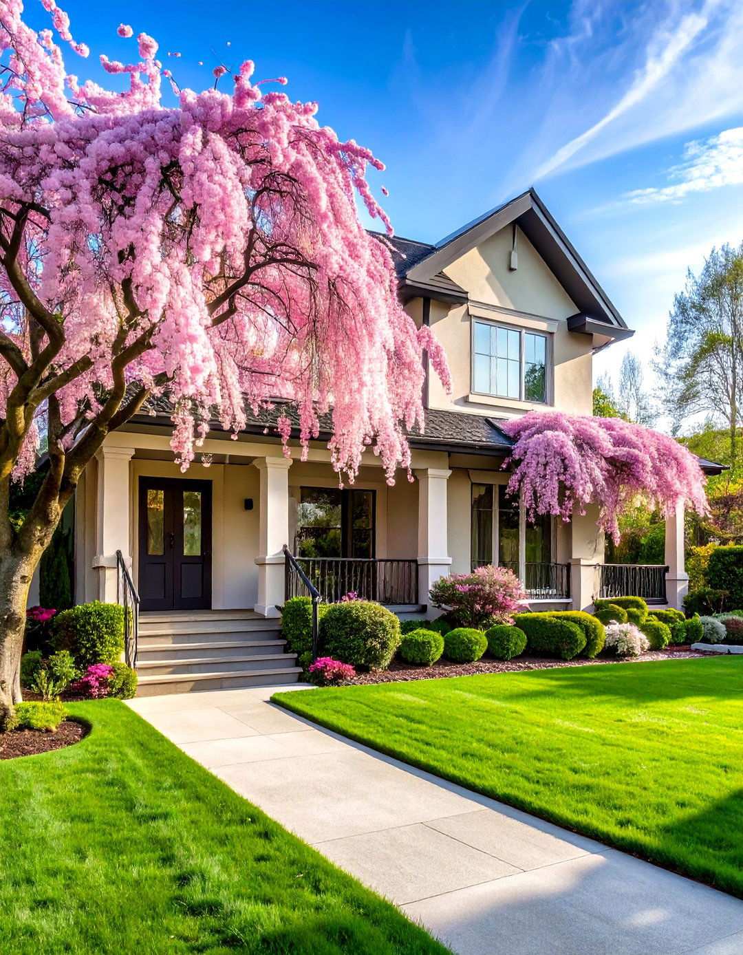 Weeping Cherry Forms - 24 Small Trees for Front Yard