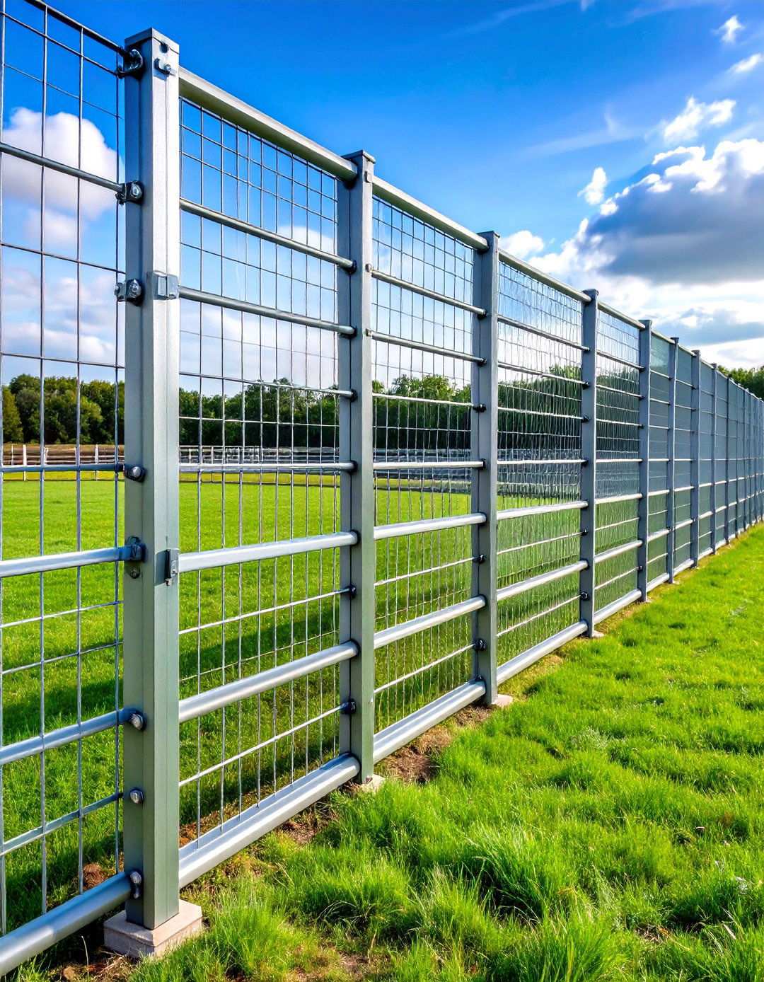 Welded Wire Livestock Panels - 24 Temporary Fence Ideas