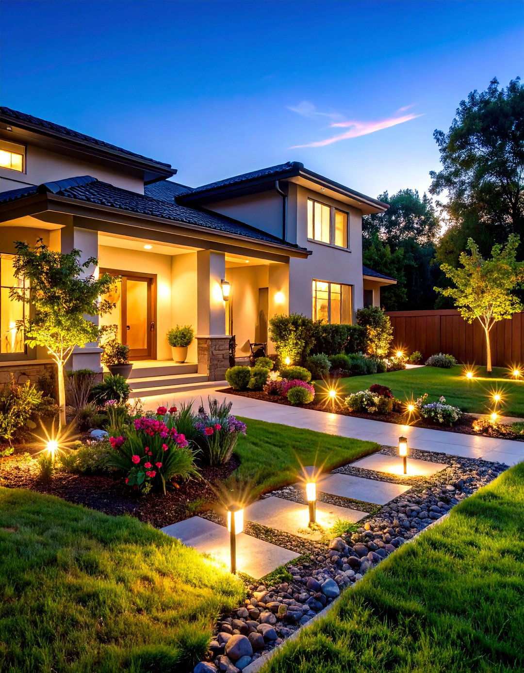 Well Lights and In Ground Systems - 24 Landscape Lighting Ideas