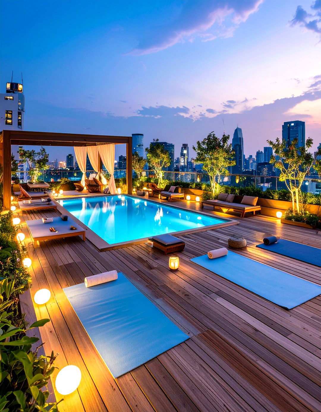 Wellness and Yoga Rooftop Deck - 24 Rooftop Deck Ideas