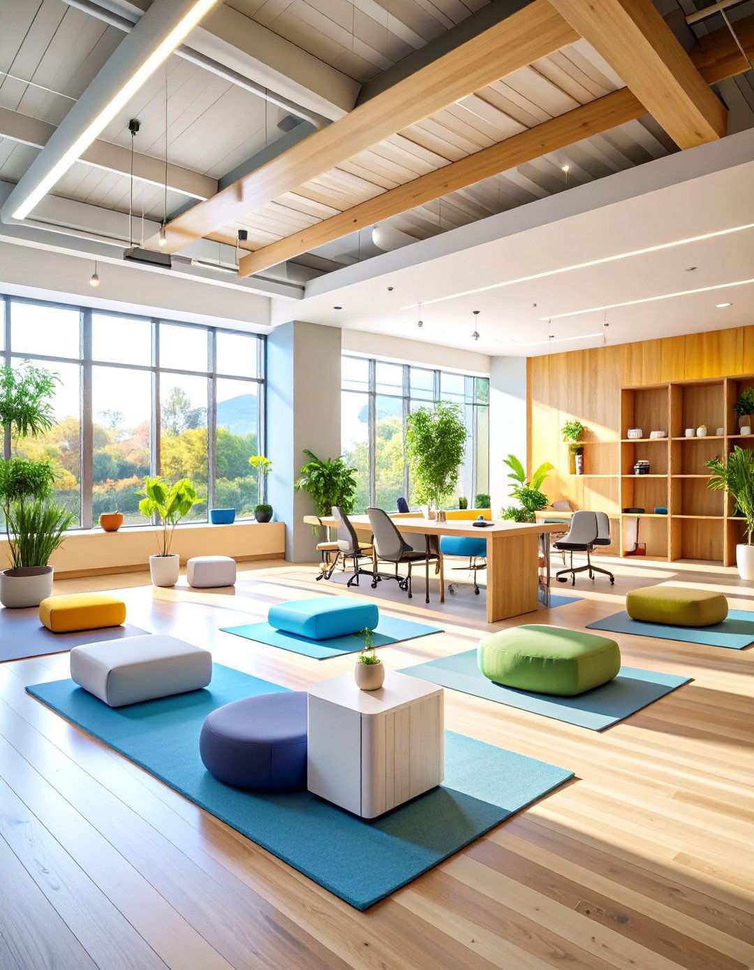 Wellness Focused Design Elements - 24 Modern Home Office Ideas