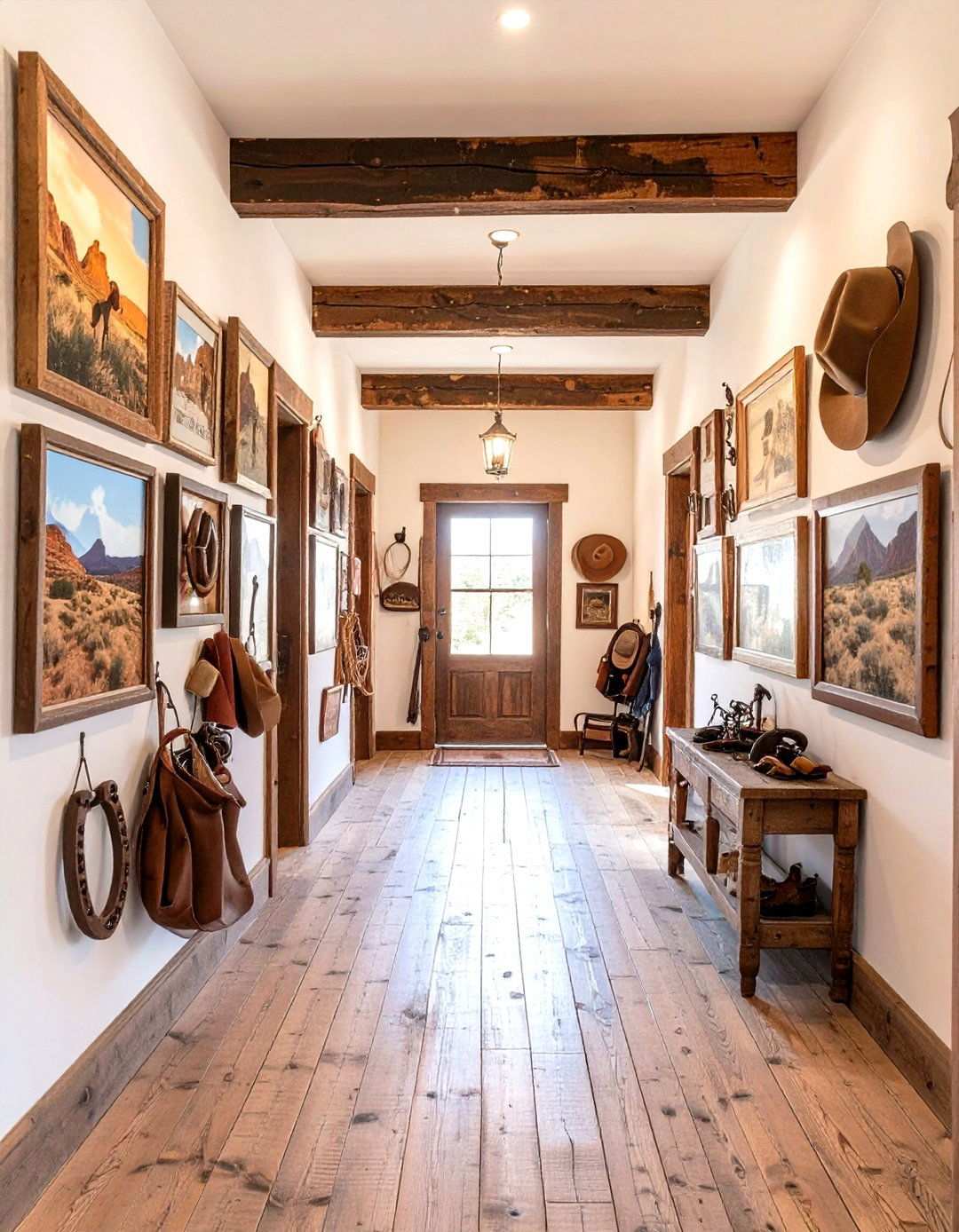 Western Gallery Wall Arrangements - 24 Western Decor Ideas