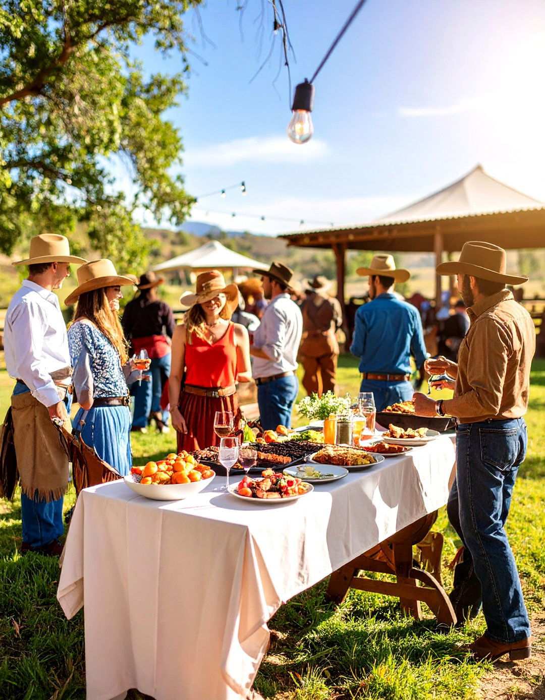 Western Themed Welcome Parties - 24 Western Wedding Ideas