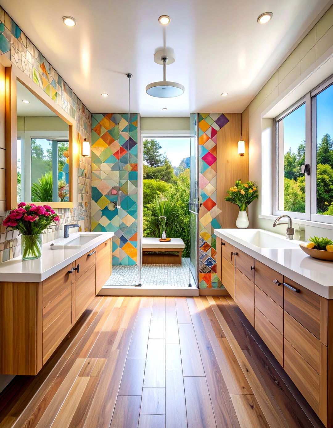 Wet Room Open Concept Layout - 24 Small Rv Bathroom Ideas