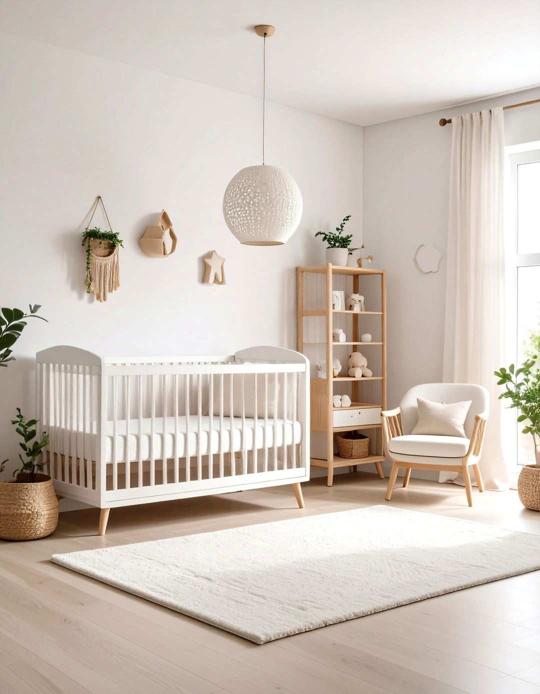 White Gender Neutral Nursery - 24 White Nursery Ideas
