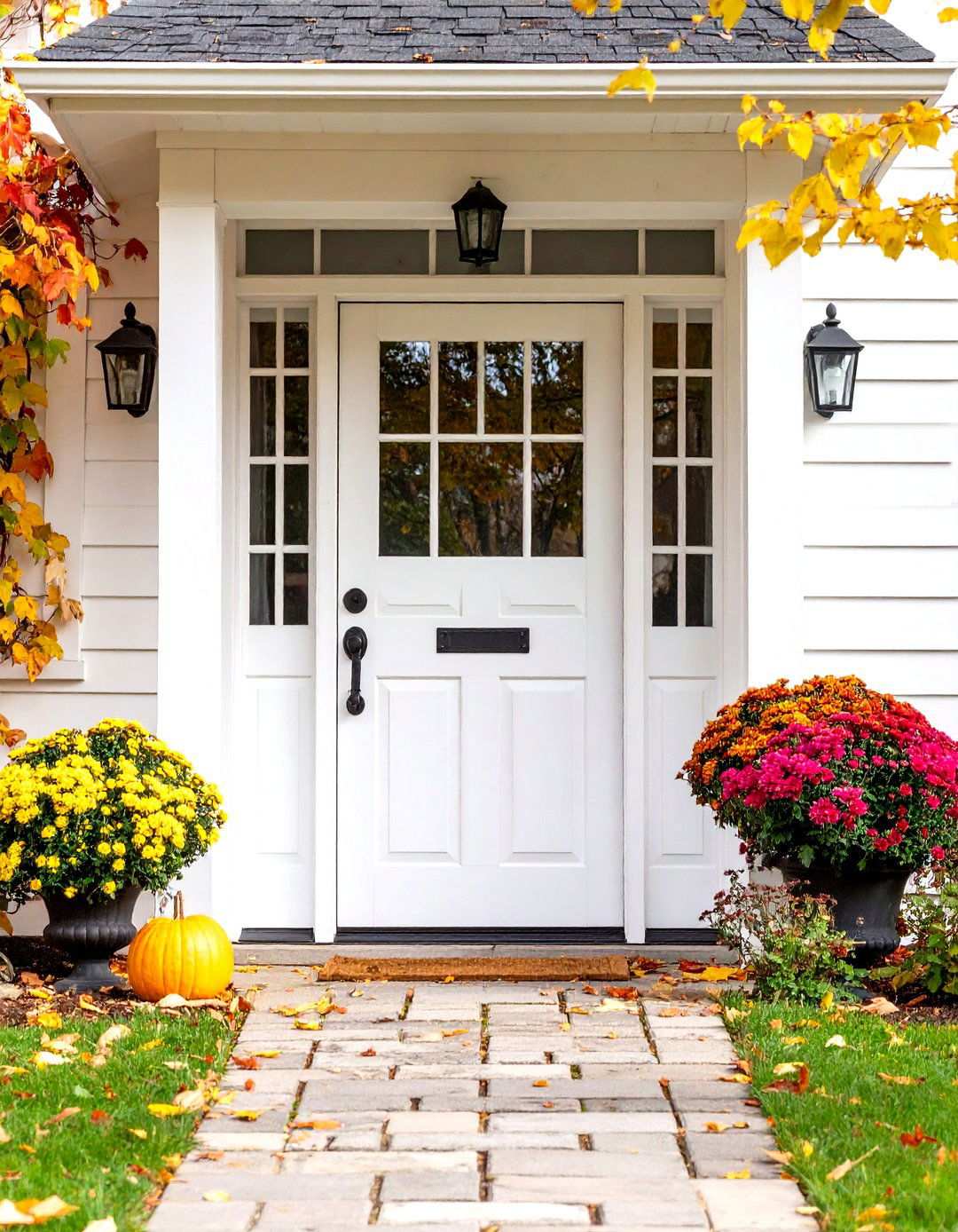 White Oak Dutch Door with Decorative Hardware - 24 White Oak Front Door Ideas