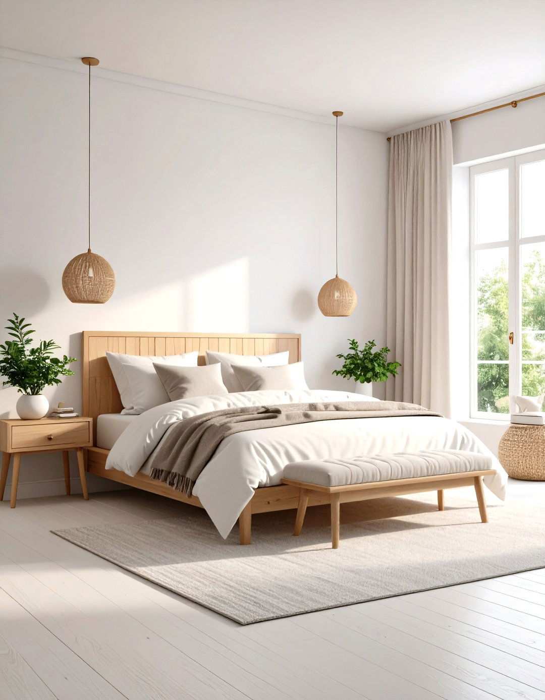 White Wall Paint Choices - 24 Scandinavian Bedroom Ideas