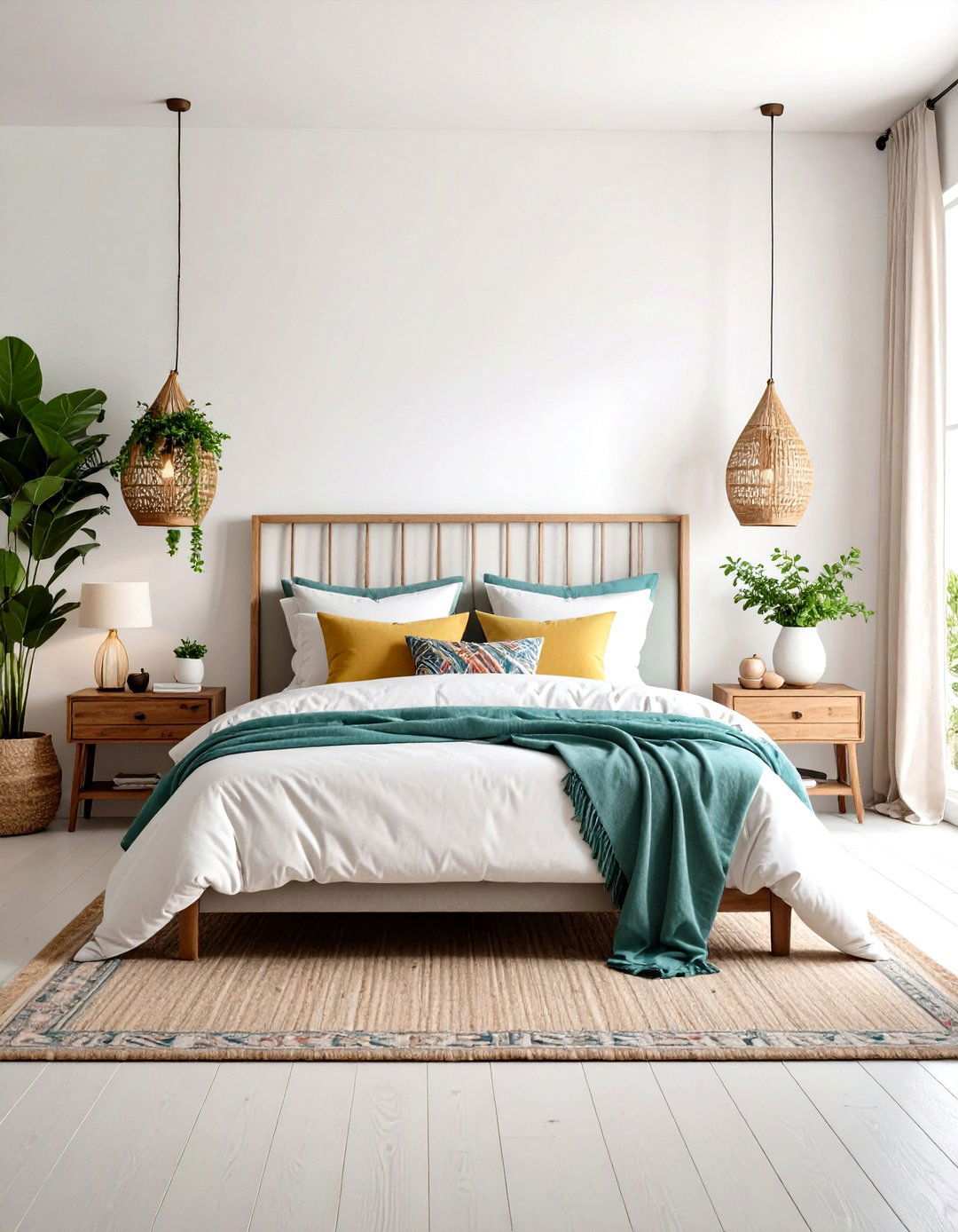 Whitewashed Wall Simplicity - 24 Mediterranean Bedroom Ideas