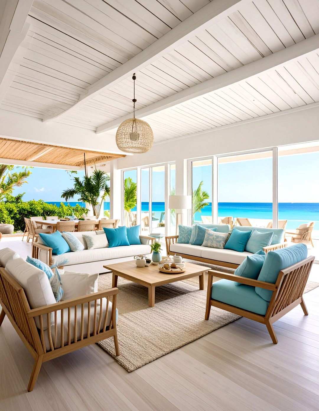 Whitewashed Wood Ceiling Finishes - 24 Wood Ceiling Ideas
