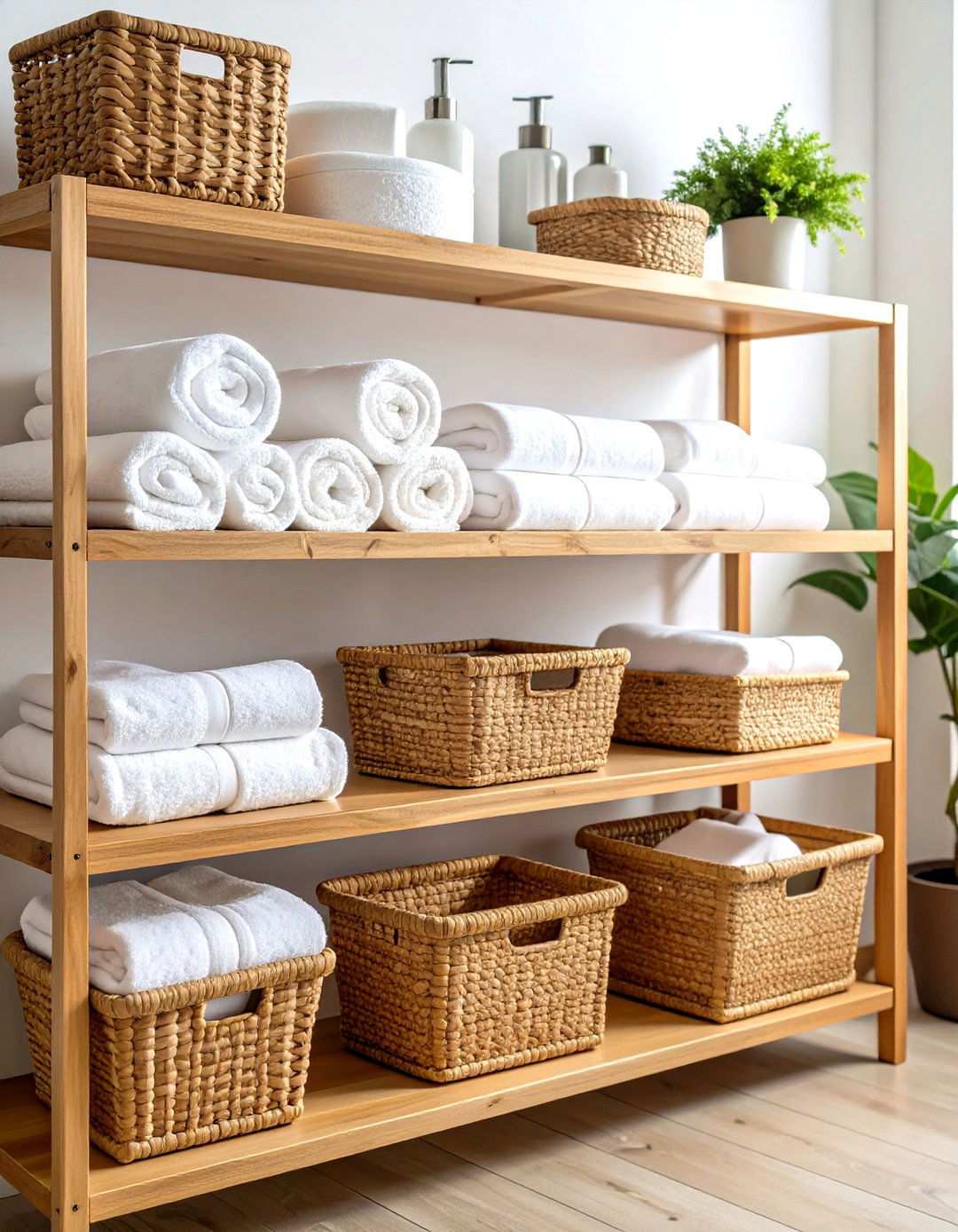 Wicker Basket Collection - 24 Towel Storage Ideas