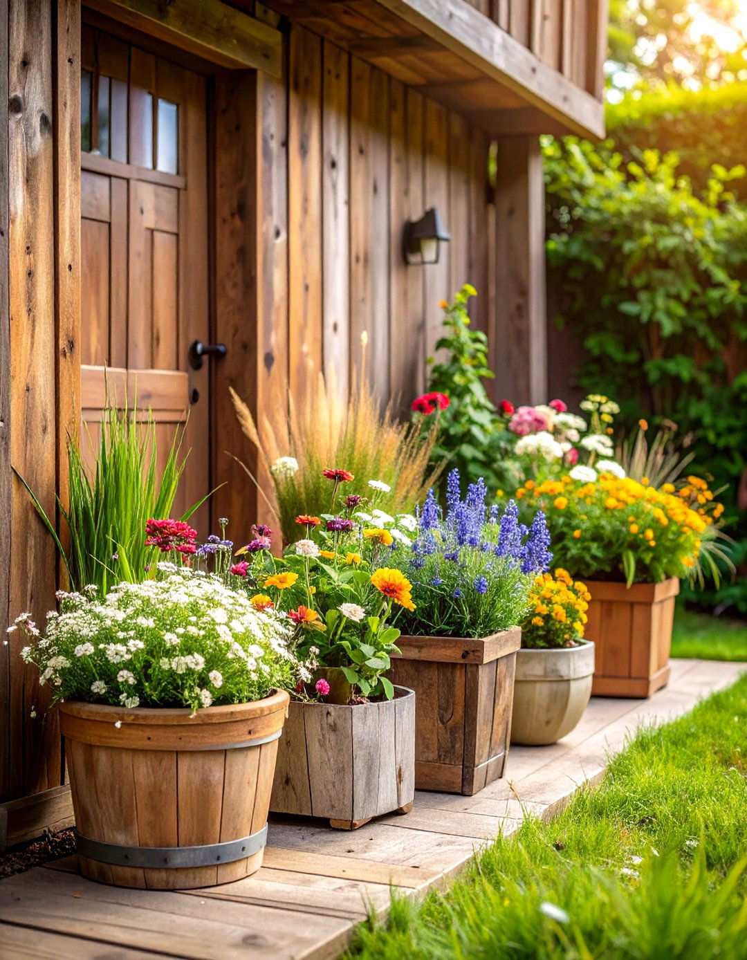Wildflower Meadow Theme - 24 Spring Front Door Decor Ideas