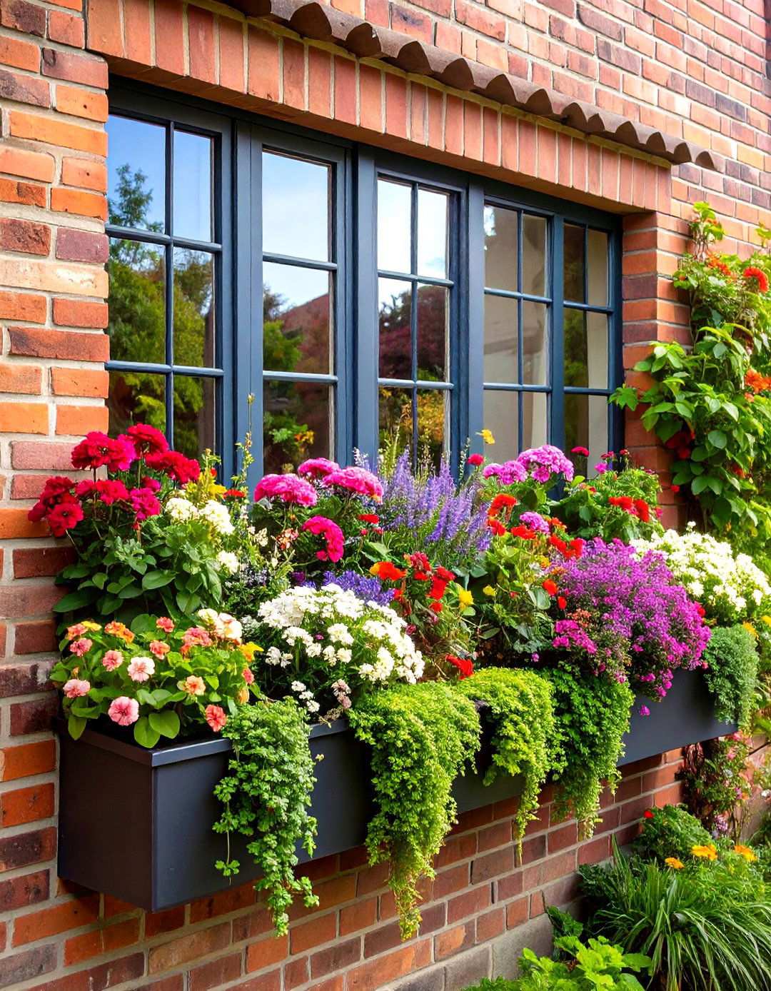 Window Box Container Arrangements - 24 Potted Plant Arrangement Ideas