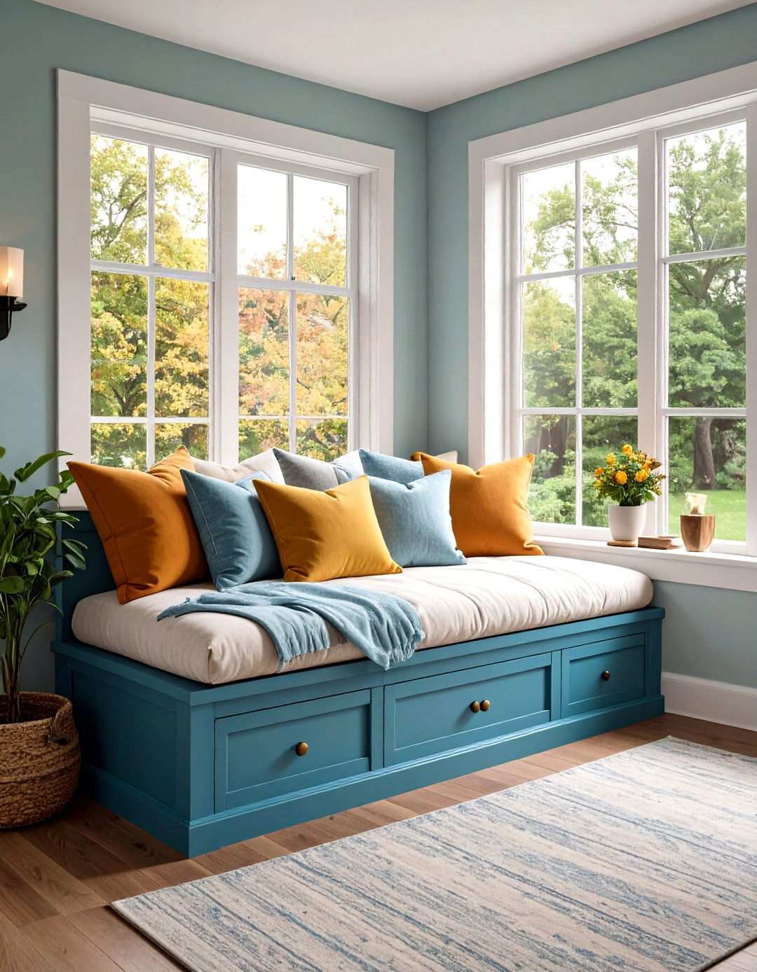 Window Seat Storage Bench - 24 small bedroom storage ideas