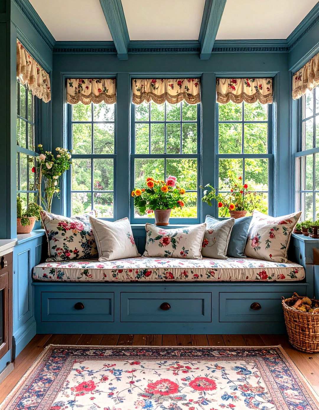 Window Seat with Storage Integration - 24 Victorian Kitchen Ideas