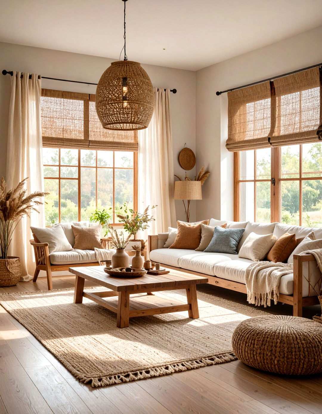 Window Treatment for Rustic Spaces - 24 Rustic Living Room Ideas