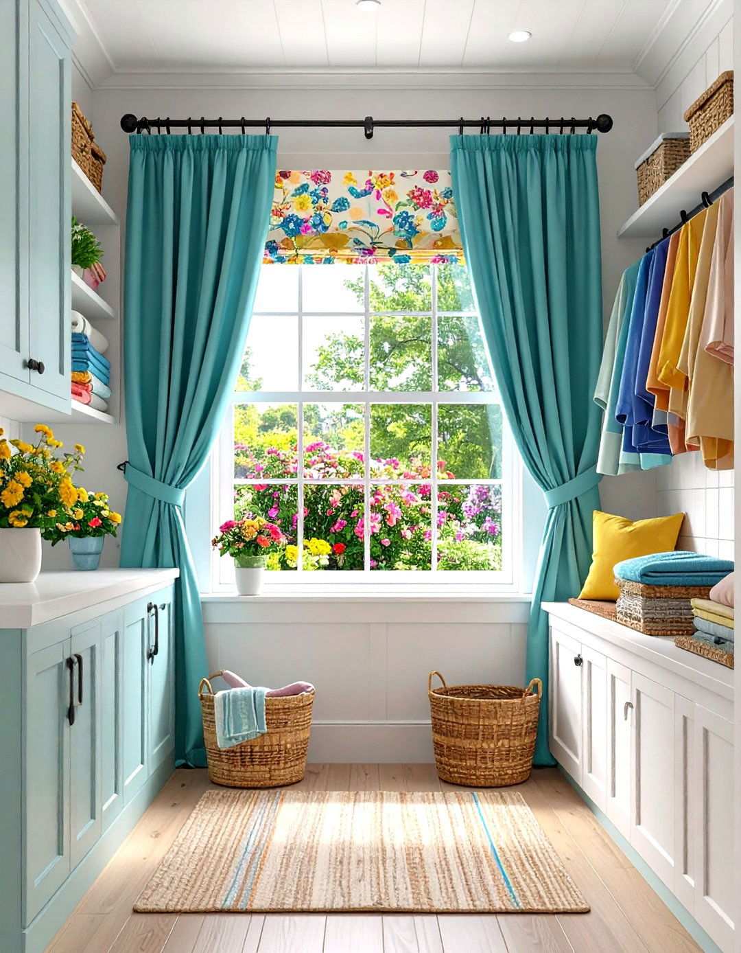 Window Treatment Mudroom Laundry Ideas - 24 Mudroom Laundry Room Ideas
