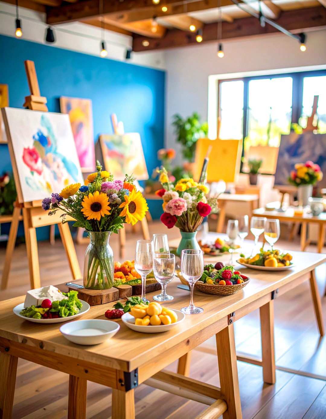 Wine and Paint Night Rehearsal Dinner - 24 Wedding Rehearsal Dinner Ideas