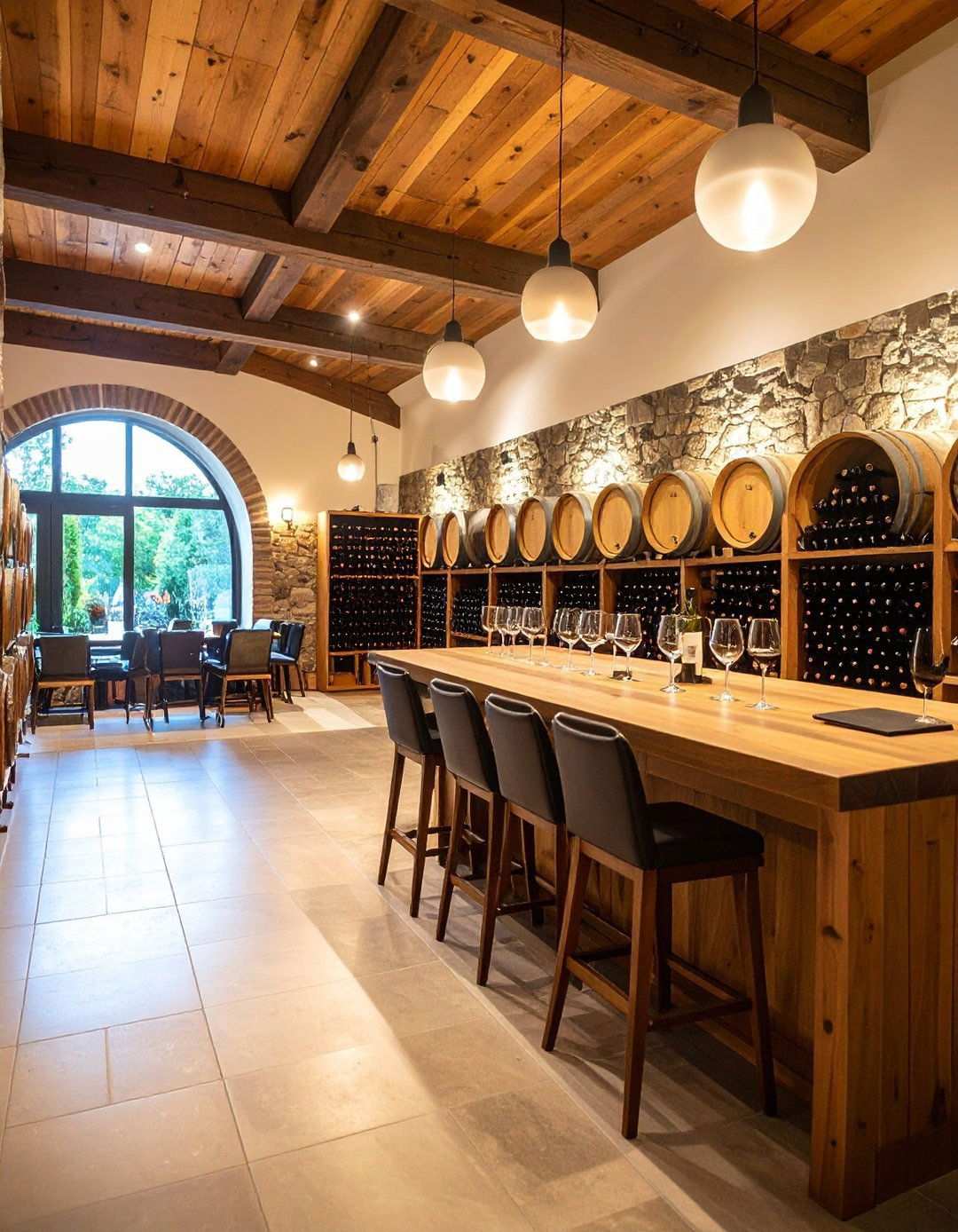 Wine Cellar Tasting Room - 24 Man Cave Design Ideas
