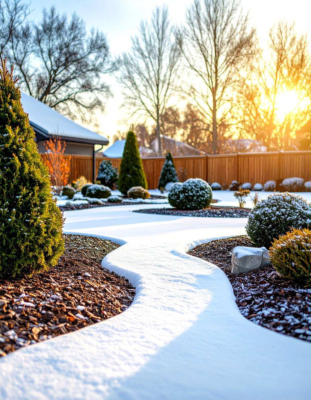 Winter Garden Protection System - 24 mulch patio ideas