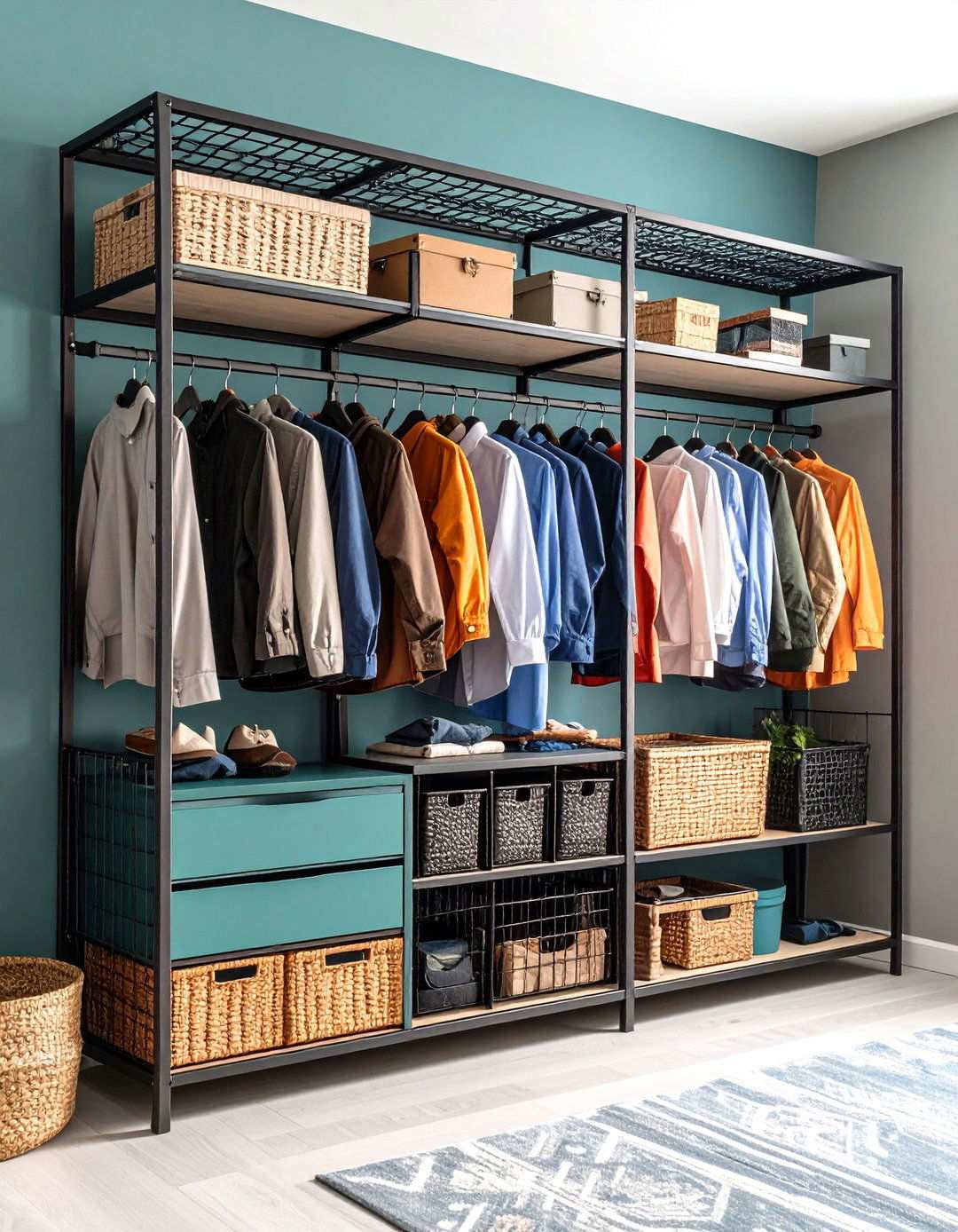 Wire Grid Storage Systems - 24 Hat Storage Ideas