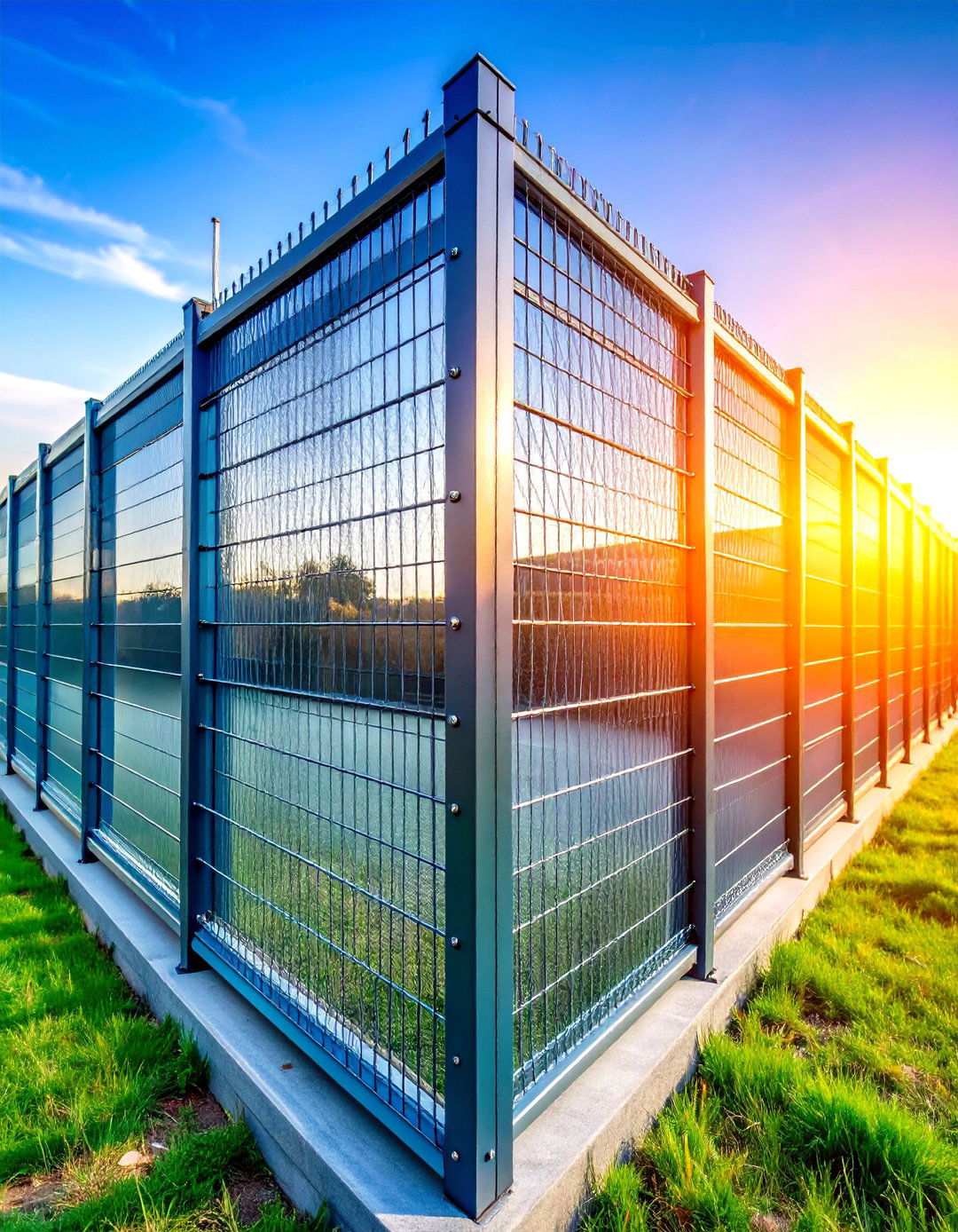 Wire Mesh Security Panels - 24 Temporary Fence Ideas