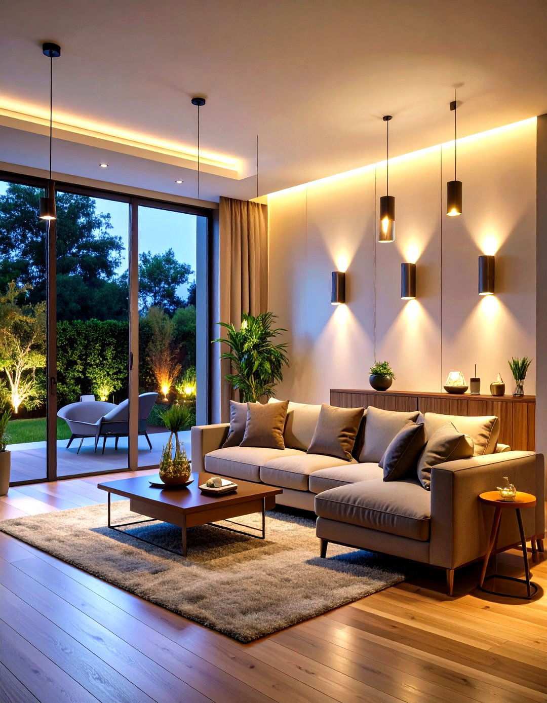 Wireless Battery Powered Wall Sconces - 24 Living Room Wall Lighting Ideas