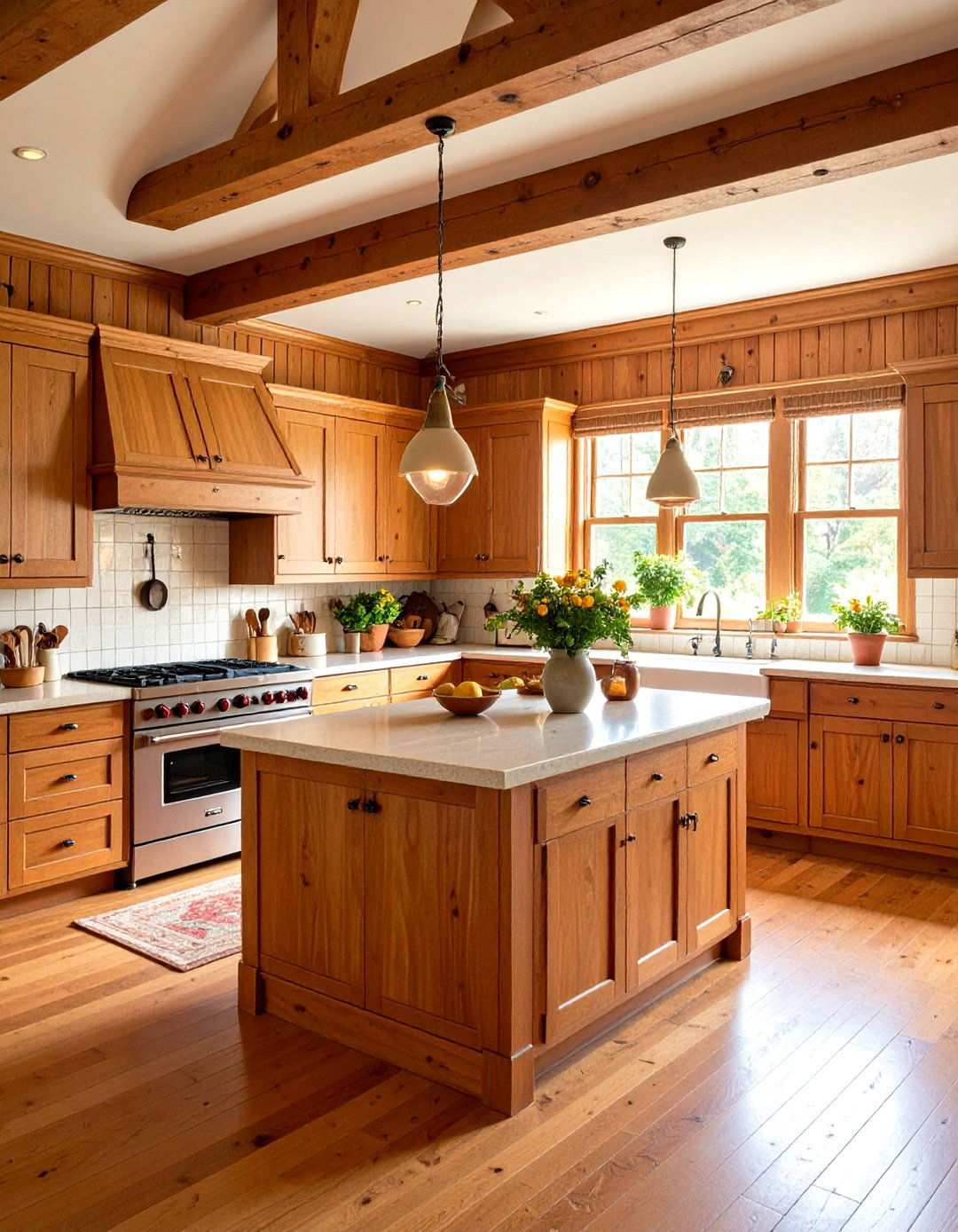 Wood Paneled s Kitchen - 24 Vintage Kitchen Ideas