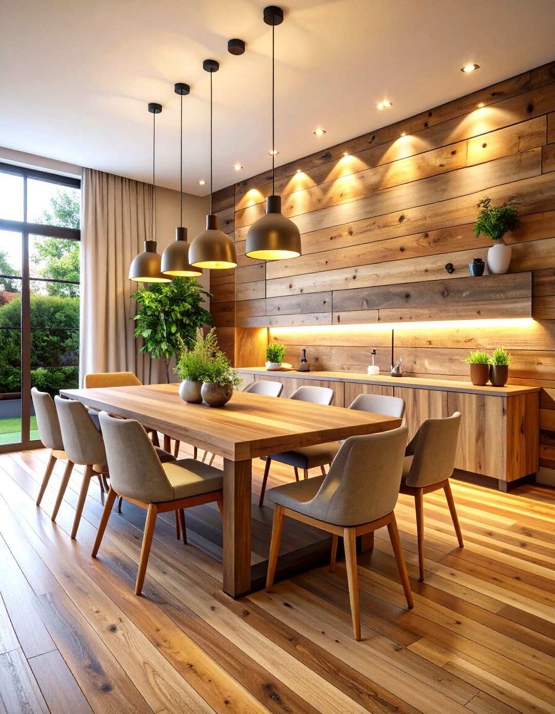 Wooden Accent Walls - 24 Large Wall Decor Ideas