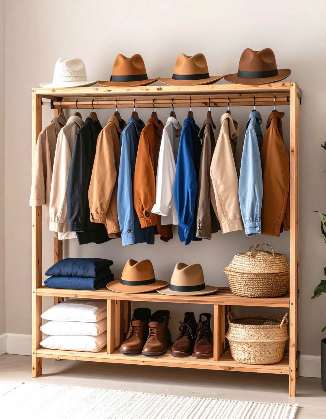 Wooden Pallet Hat Rack - 24 Hat Storage Ideas