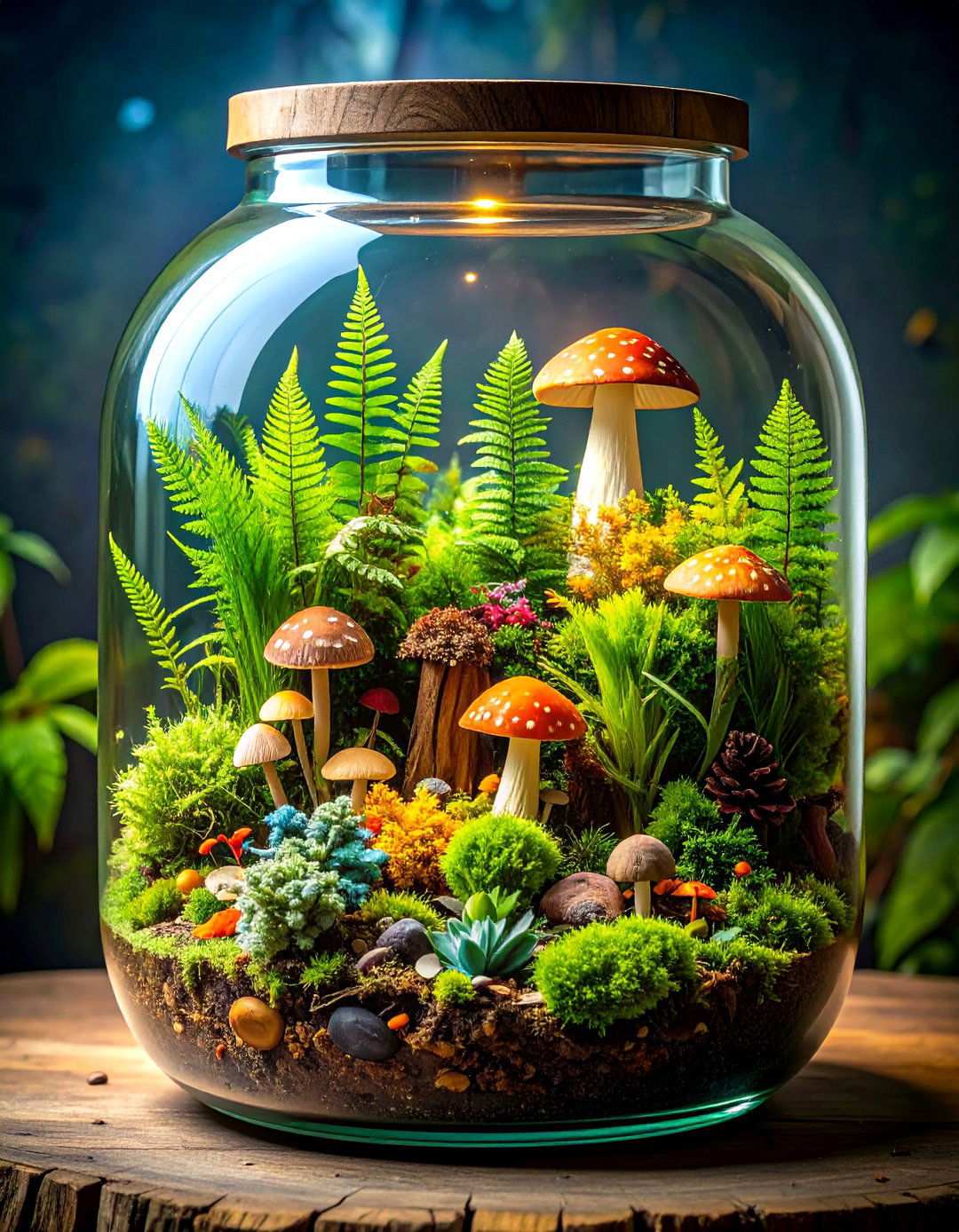 Woodland Fern Terrarium - 24 Terrarium Ideas