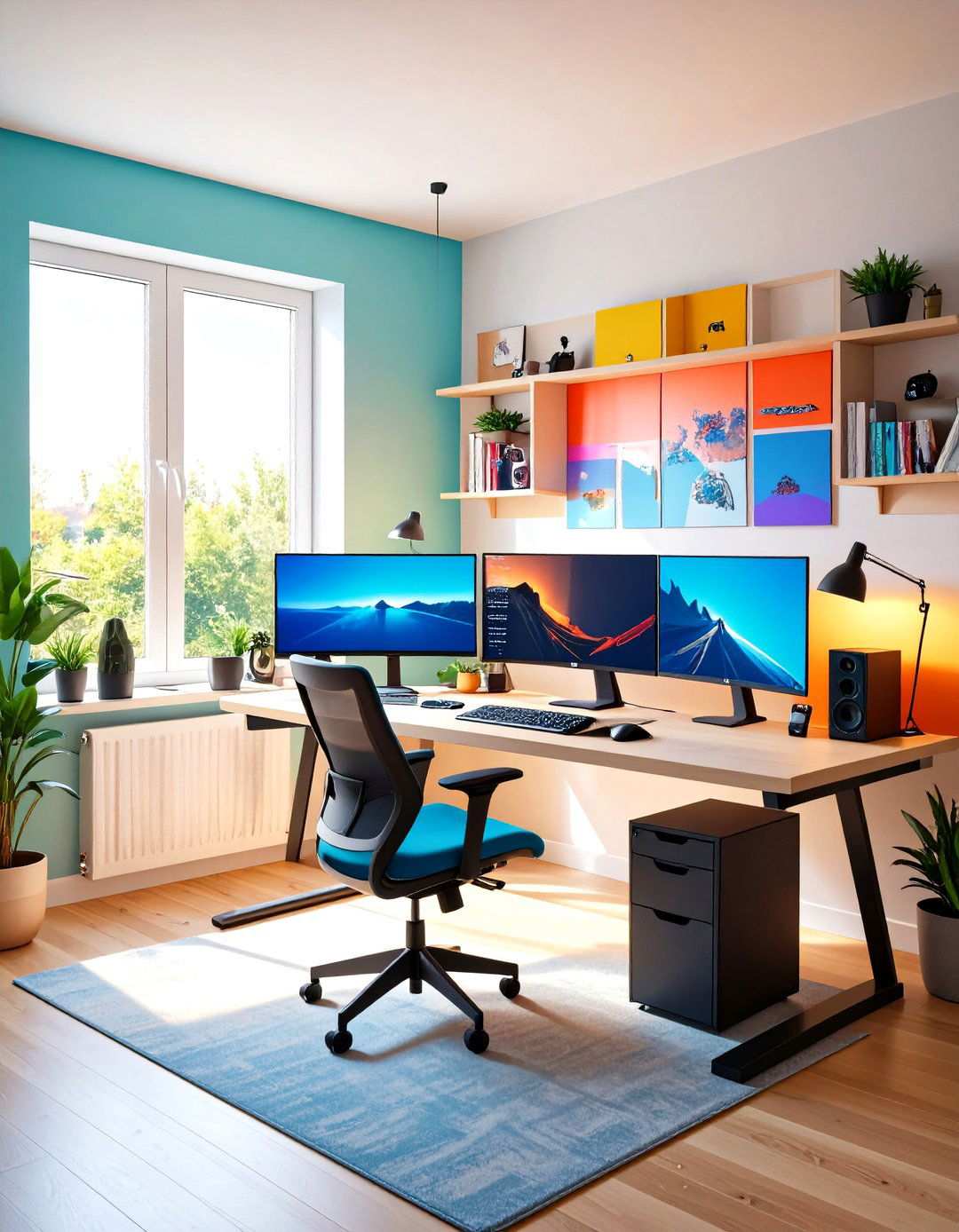 Workspace Productivity Zone Creation - 24 Small Apartment Ideas for Guys