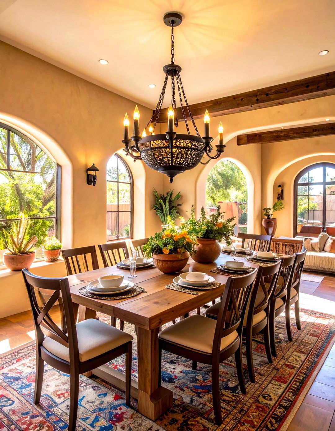 Wrought Iron Accent Features - 24 Southwest Interior Design Ideas