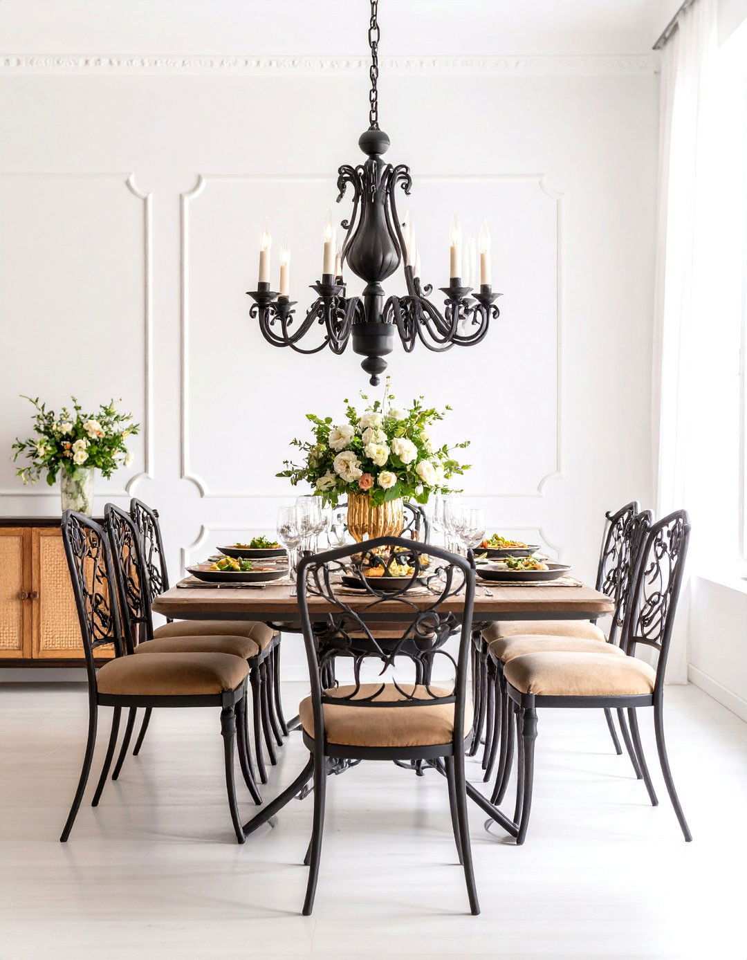 Wrought Iron Dining Room Elements - 24 spanish style dining room ideas