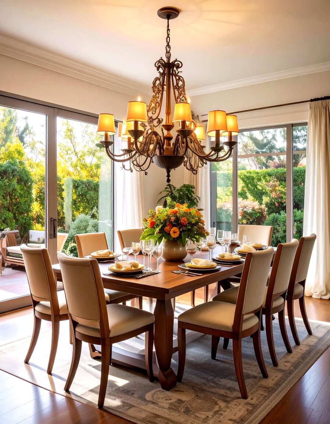 Wrought Iron Lighting Fixtures - 24 Tuscan Interior Design Ideas