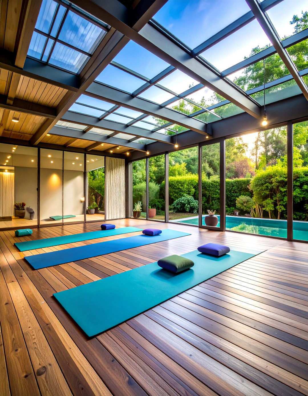 Yoga and Wellness Screened Studio - 24 Screened-in Deck Ideas