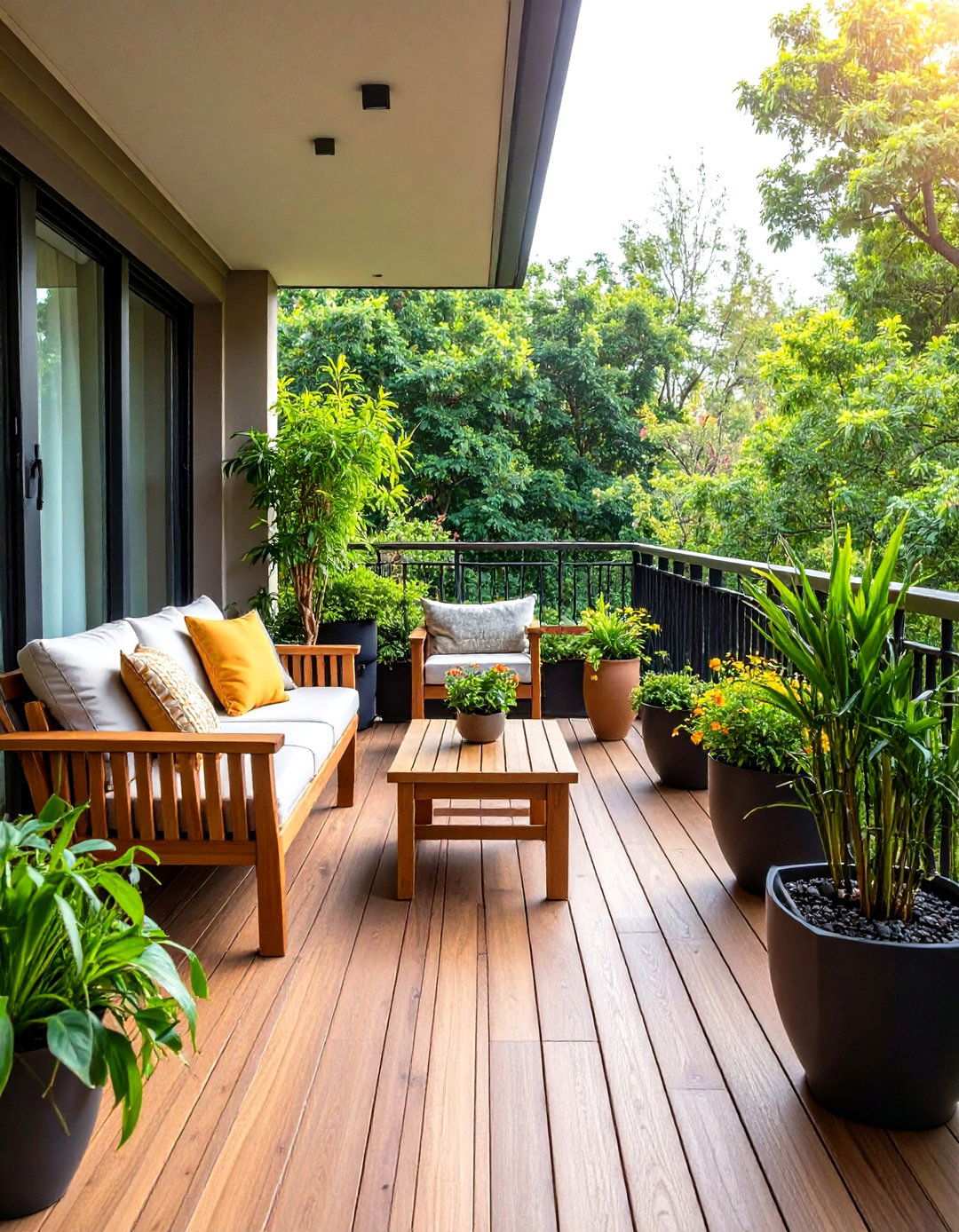 Zen Balcony Garden Retreat - 24 Zen Room Ideas