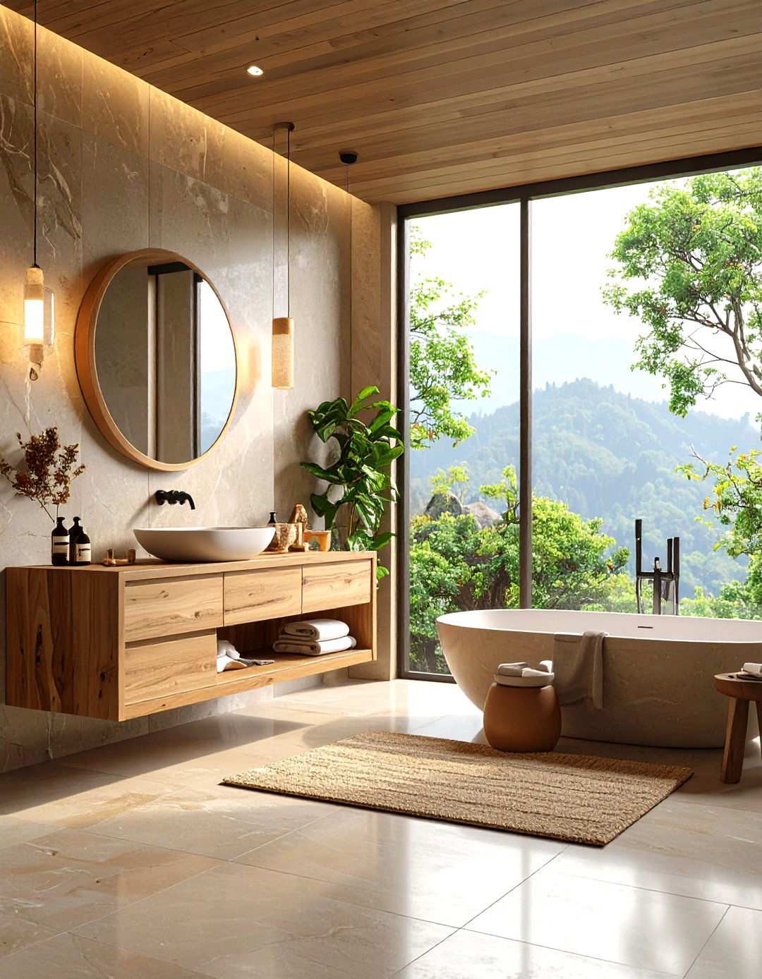 Zen Bathroom Retreat - 24 Minimalist Decorating Ideas