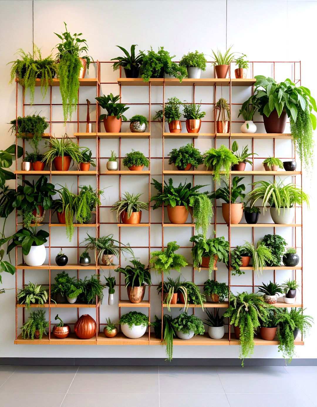 Zen Living Wall with Air Plants - 24 Zen Room Ideas