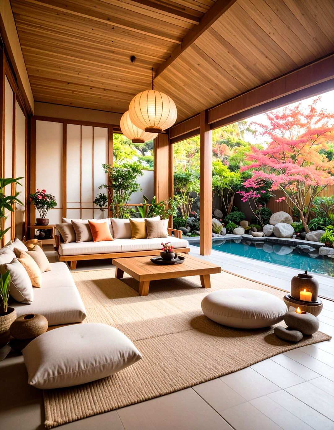 Zen Meditation Retreat - 24 Large Balcony Ideas