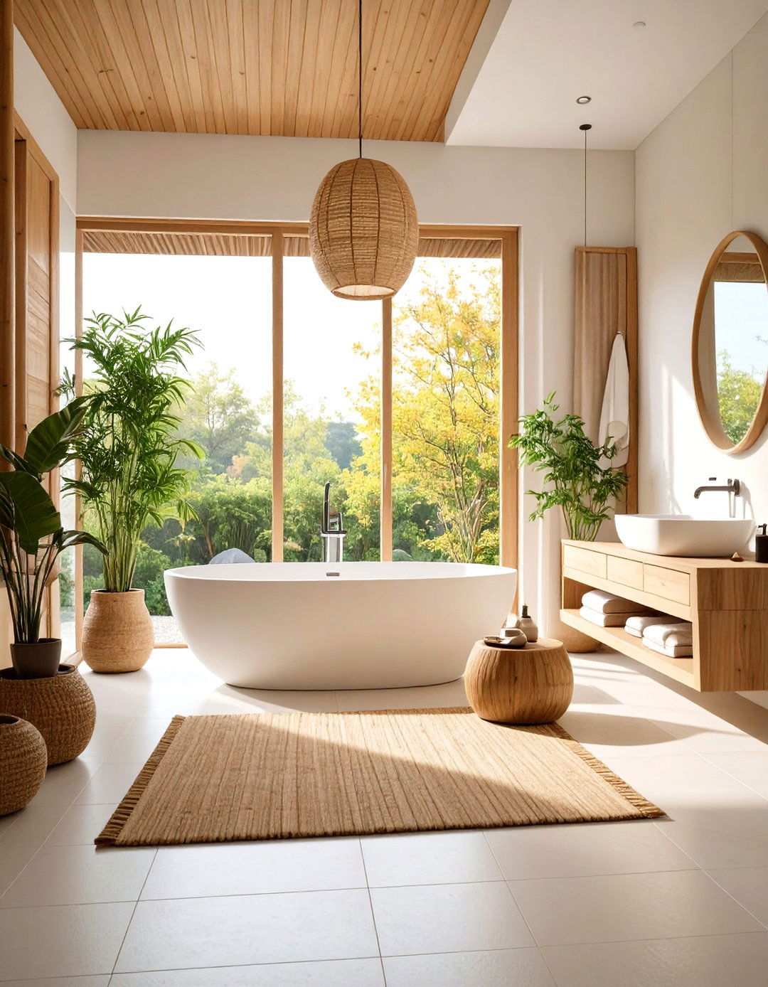 Zen Spa Elements - 24 Small Master Bathroom Ideas